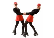 Ladies on Rollerskates, meisjes op rolschaatsen